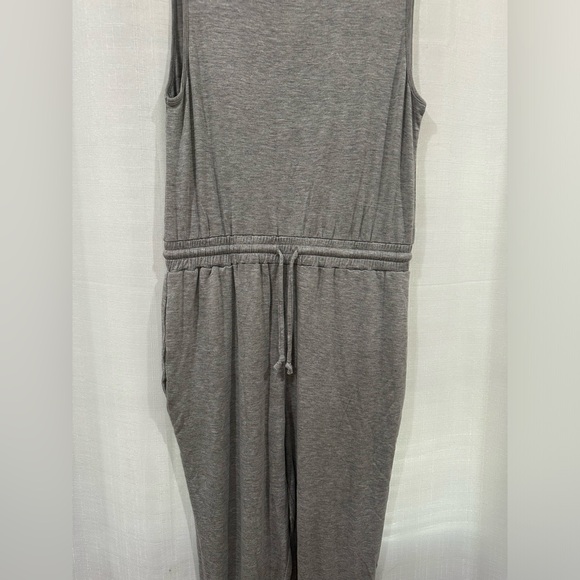 Antistar Sleeveless CrewNeck Jumpsuit In Color Heather Grey Size M - Picture 2 of 10